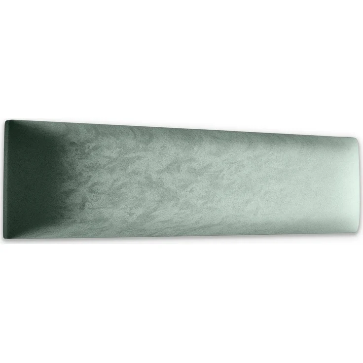 Muralo Samt Wandkissen Stoff Polsterpaneel Schlafzimmer Wohnzimmer Bett Wandpolster Bettkopfteil Lendekissen Modern Luxus Gepolstert Polster Paneel (Mint, 90 cm x 30 cm)