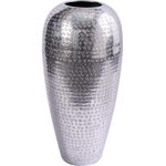 riess-ambiente Bodenvase ORIENTAL 50cm silber (1 St), Deko · Blumen · Hammerschlag Design · Metall