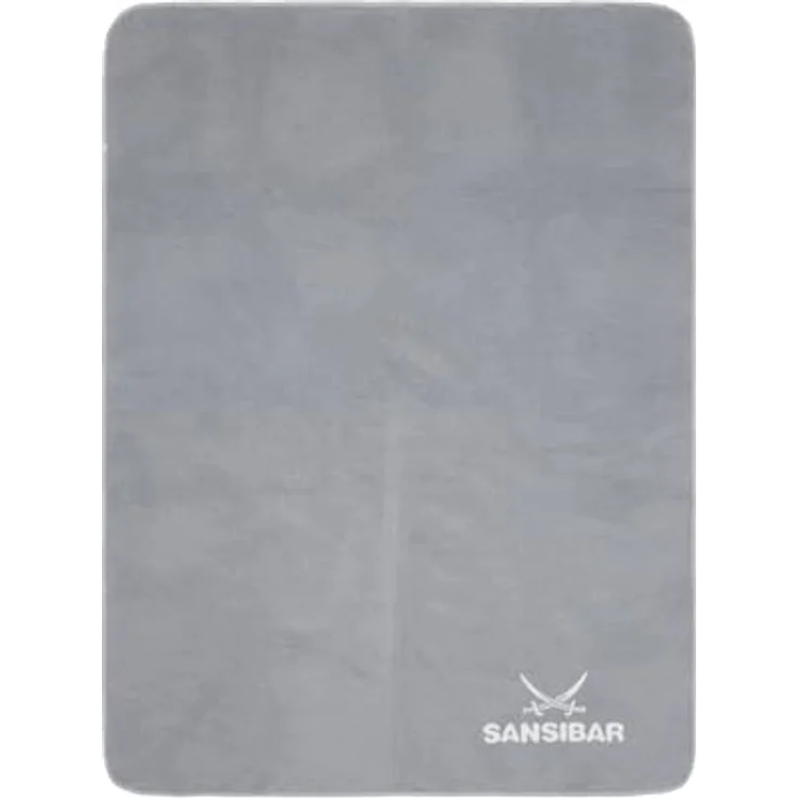 Sansibar 'Doubleface' Wohndecke, Baumwollmischgewebe silber, 150 x 200 – Bild 2