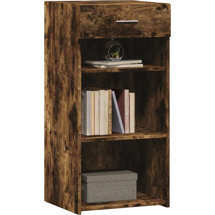 vidaXL Sideboard Räuchereiche 45x42,5x93 cm Holzwerkstoff 846324 – Bild 3