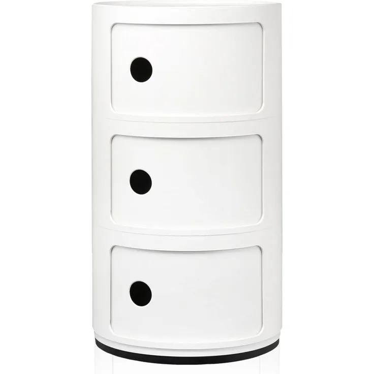 Componibili Recycled Container mit drei Elementen weiß matt 4988
