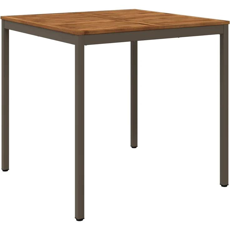 vidaXL Gartenbar-Tisch Natur und Kaffee 110 x 108,5 x 105 cm 901345 – Bild 2