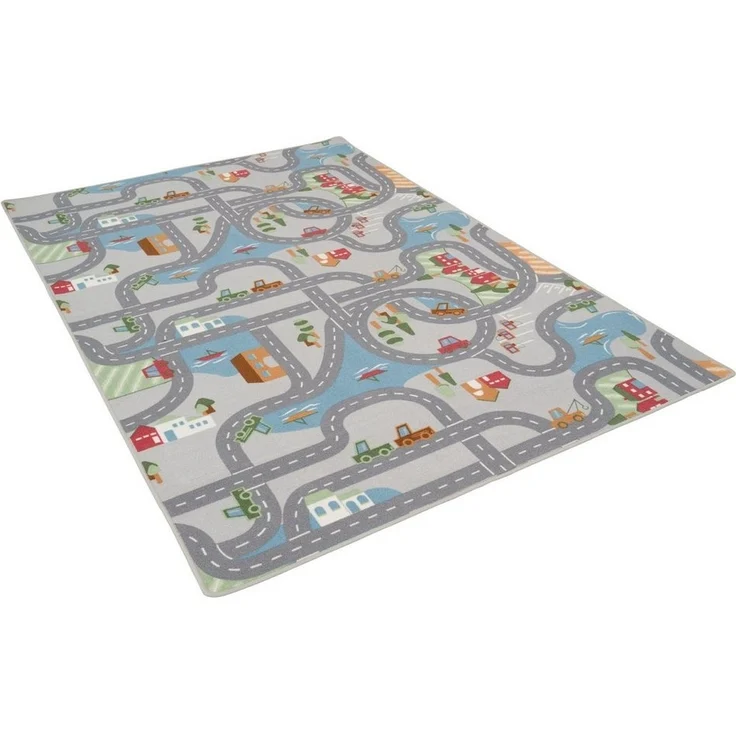 Snapstyle Kinderteppich Kinder Spiel Straßenteppich Fun Town, Rechteckig, Höhe: 4 mm – Bild 2