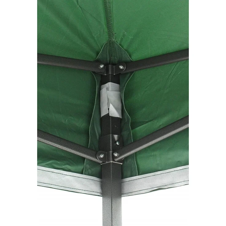 All Seasons Gazebos 3x3 m vollständig wasserdichtes Faltpavillon mit 4 Seitenteilen - Grün – Bild 5