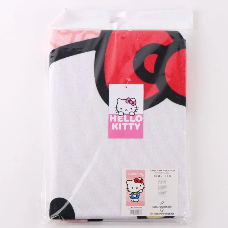 Hello Kitty Strandtuch Kinder 70 × 140 cm aus 100% Baumwolle 250 gsm – Bild 5