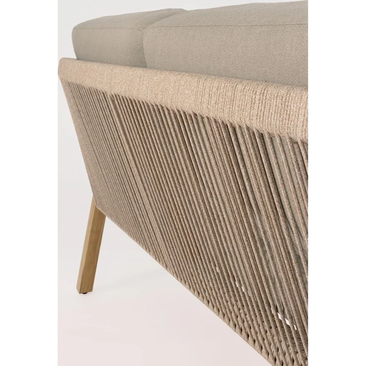 4er Garten-Set Aremilak - Aluminium Desert Sand, Olefin Taupe, Big – Bild 10