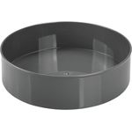 Drehteller Organizer drehbares Ordnungssystem Gewürzregal mDesign dunkelgrau