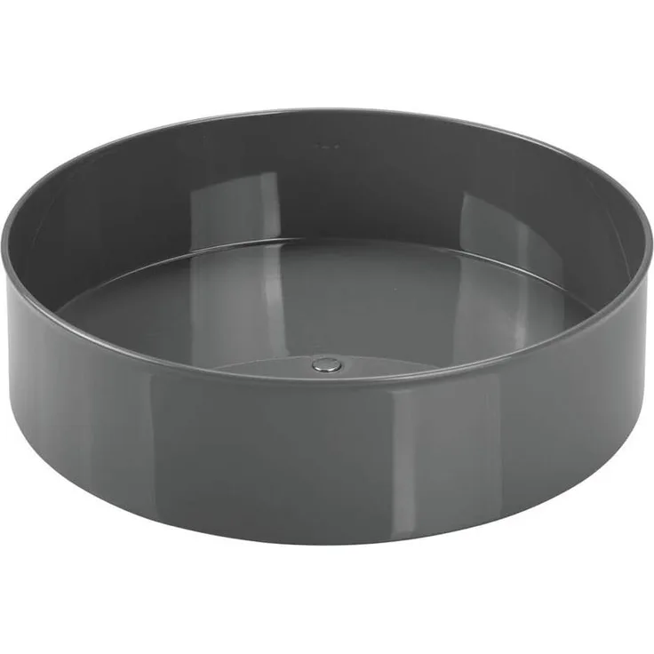 Drehteller Organizer drehbares Ordnungssystem Gewürzregal mDesign dunkelgrau