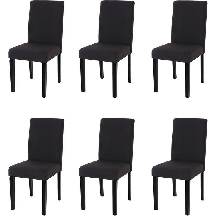MCW Esszimmerstuhl Littau-s-6 (Set, 6 St), 6er-Set, Rutschfest durch Kunststoffuntersatz, Abgerundete Kanten – Bild 5