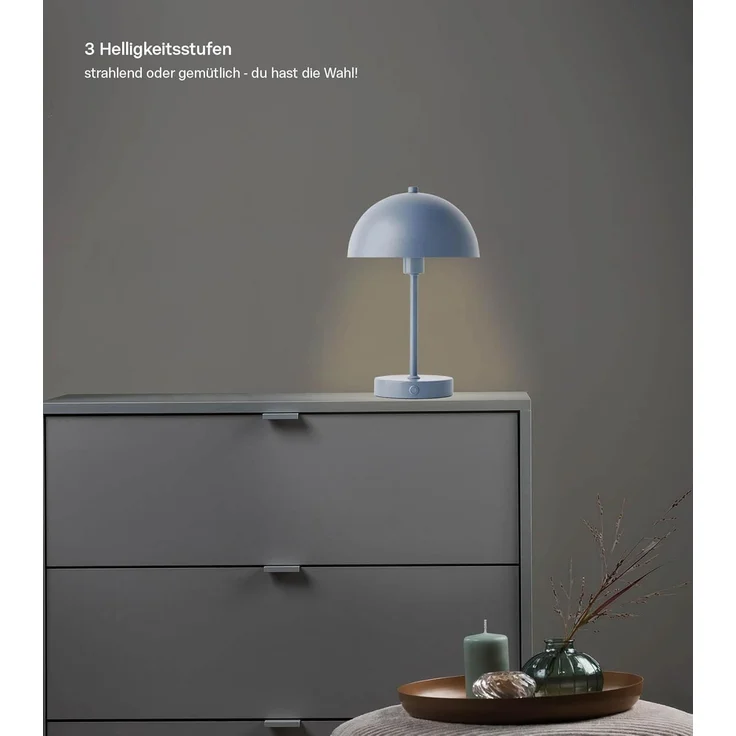 mokebo Tischleuchte Der Leuchtturm, Warmweiß, Tischlampe kabellos, aufladbar, dimmbare vintage LED-Lampe mit Akku – Bild 5