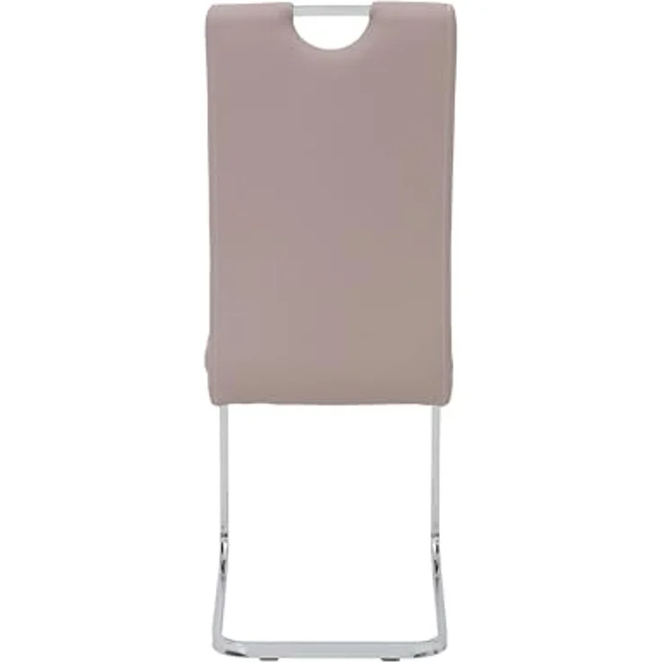 4er-Set Schwingstuhl 'RUBY S' Cappuccino braun Kunstleder – Bild 6