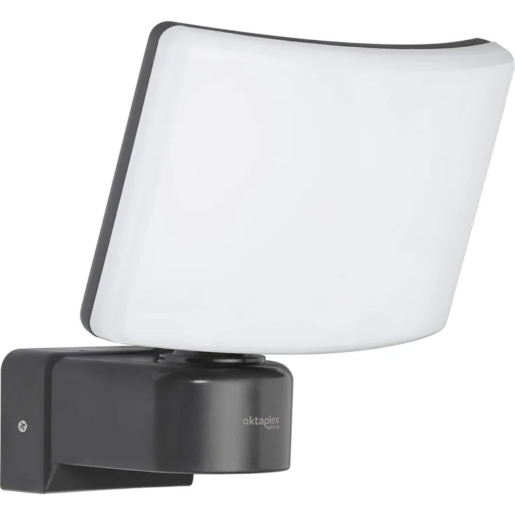 Oktaplex lighting LED Außen-Wandleuchte Oktaplex Cali Außenstrahler 3000K 30W, Diffusor, LED fest integriert, Warmweiß, Außenstrahler LED anthrazit Außenlampe Flutlichtstrahler