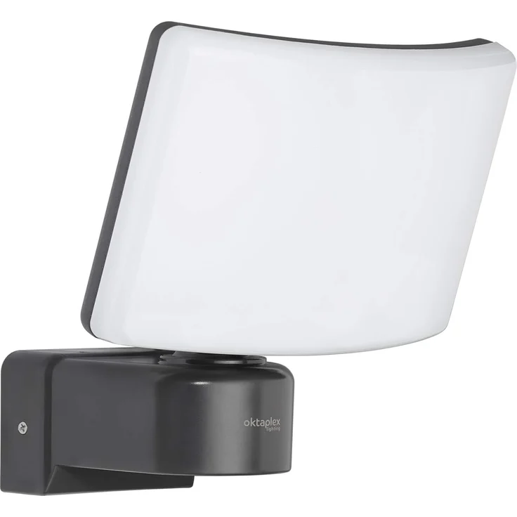 Oktaplex lighting LED Außen-Wandleuchte Oktaplex Cali Außenstrahler 3000K 30W, Diffusor, LED fest integriert, Warmweiß, Außenstrahler LED anthrazit Außenlampe Flutlichtstrahler – Bild 1