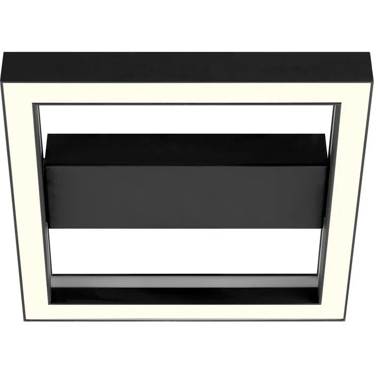 Brilliant Leuchten No. G99312-76 LED Wand- und Deckenleuchte Icarus 30x30 cm sand schwarz