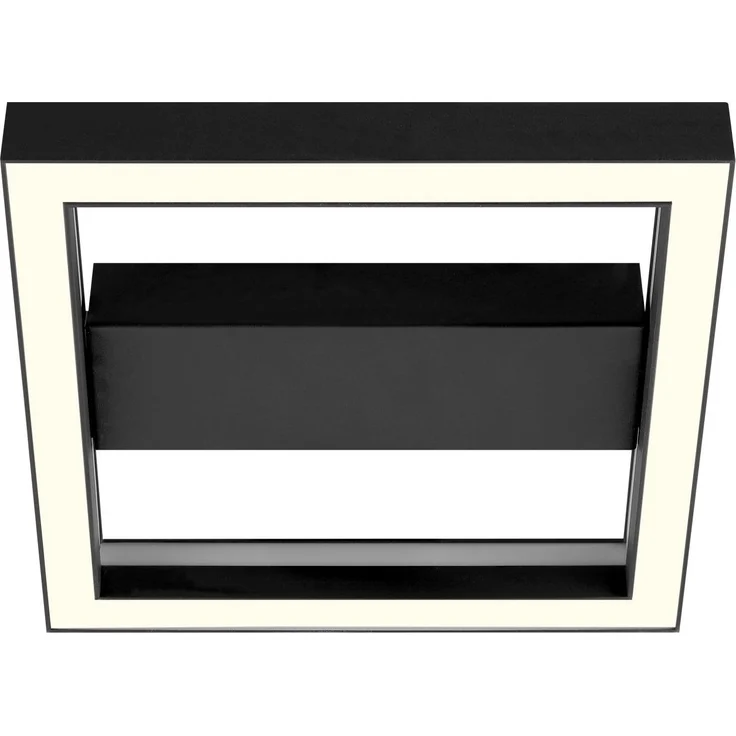 Brilliant Leuchten No. G99312-76 LED Wand- und Deckenleuchte Icarus 30x30 cm sand schwarz – Bild 1