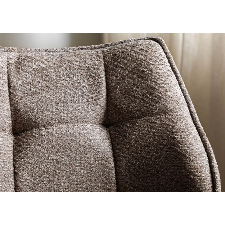 Drehstuhl 61x61x89 braun / graubraun HENRI #102 – Bild 6