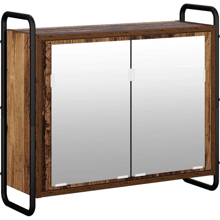 vidaXL Badezimmerschrank-Set 4 stk. Altholz 40 x 36 x 200,5 cm 3444673 – Bild 3