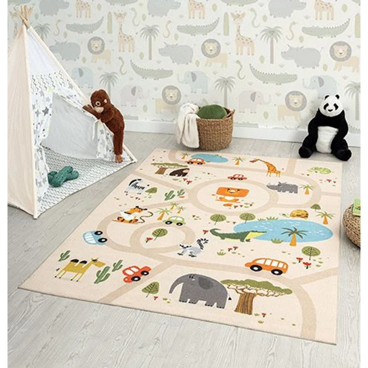 the carpet Teppich Happy Life, rechteckig, Höhe: 4 mm, Life Kinderzimmer Teppich Spielteppich pflegeleicht – Bild 1
