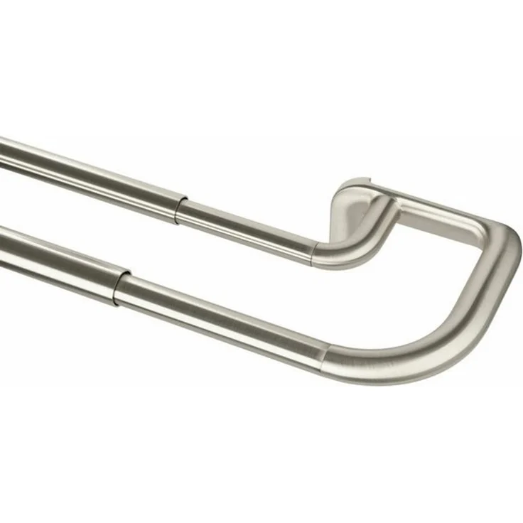 Umbra Gardinenstange Twilight Nickel Matt, 167-366 cm, Stahl, Aluminium – Bild 4