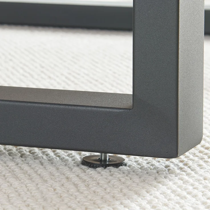 Tischgestell 2er Set Makers Stahl 72x80 cm Schwarz [en. casa] – Bild 5