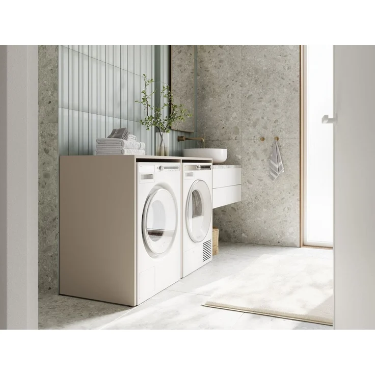 Platan Room Waschmaschinenumbauschrank DORA Waschmaschinenschrank 130 cm breit Überbauschrank Waschmaschine oder Wäschetrockner Schrank für Bad – Bild 4