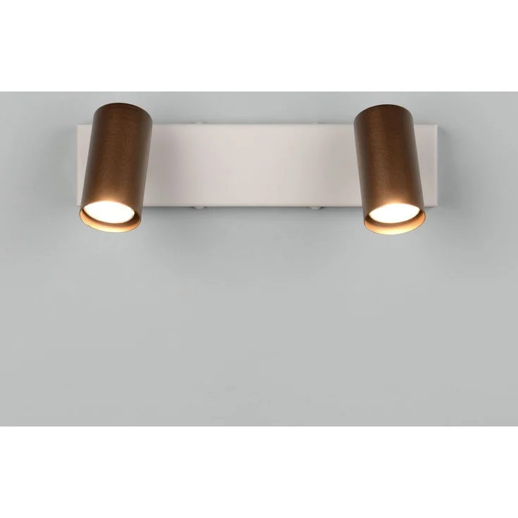 Deckenstrahler TARYN Coffee / Grau 2-flammig, Breite 26cm – Bild 5
