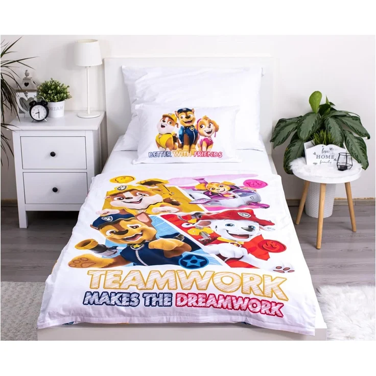 Paw Patrol Kinderbettwäsche – Bettbezug 100x135 cm & Kissenbezug 40x60 cm – Bild 2
