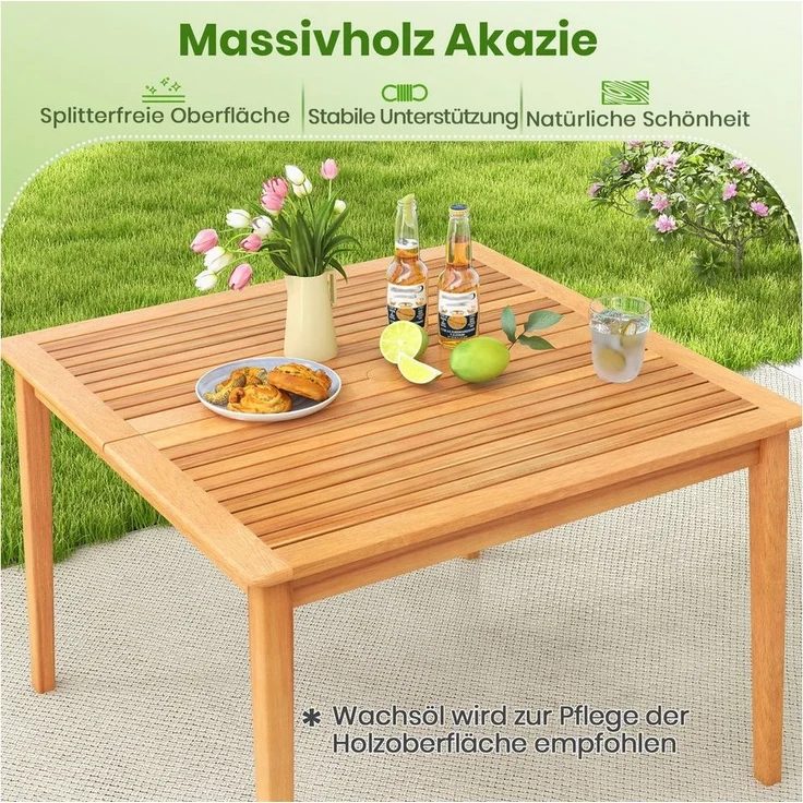 COSTWAY Gartentisch – Bild 2
