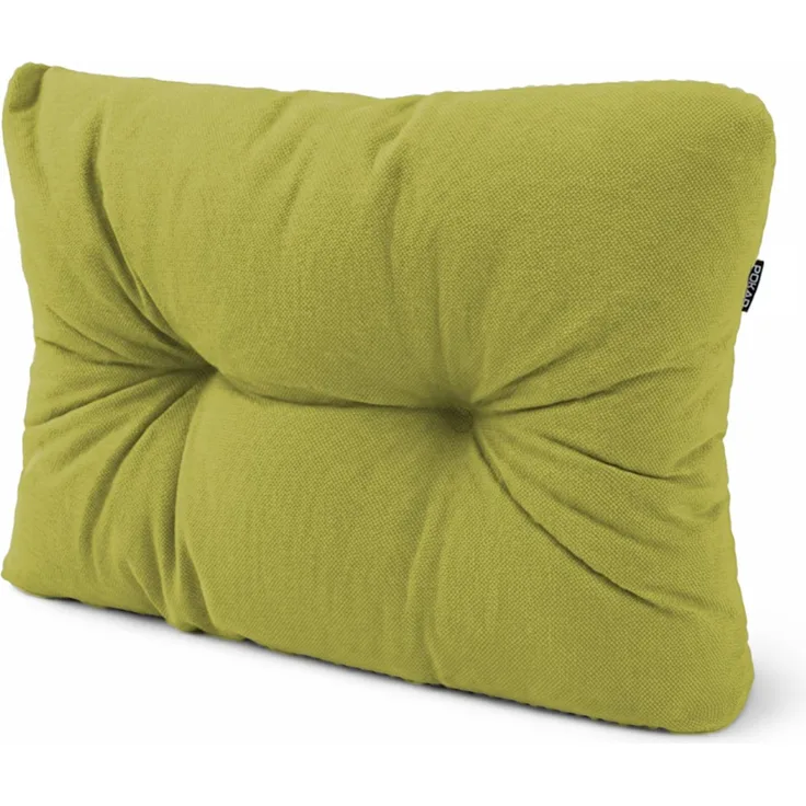 POKAR Palettenkissen Palletenauflagen Palettenpolster Palettensofa Palettenmöbel Schaumflocken Kissen für Europaletten Sitzkissen 60x40, Limette