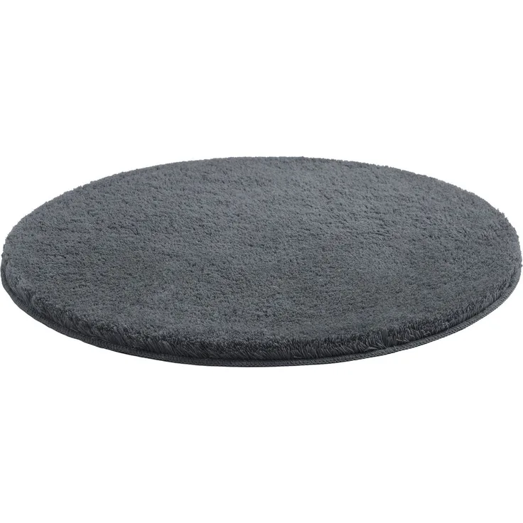 OTTO home Badematte Merida, Badvorleger, Badezimmer Teppich, Höhe 32 mm, rutschhemmend beschichtet, fußbodenheizungsgeeignet, schnell trocknend, strapazierfähig, Kunstfaser, rund, Badteppich, Uni Farben, rechteckig, rund & als 2-tlg. Set erhältlich