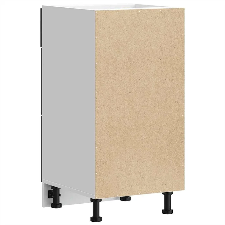 Küchenunterschrank SAMU Schwarz 40x46x81,5 cm | Küche Unterschrank mit Schublade – Bild 3