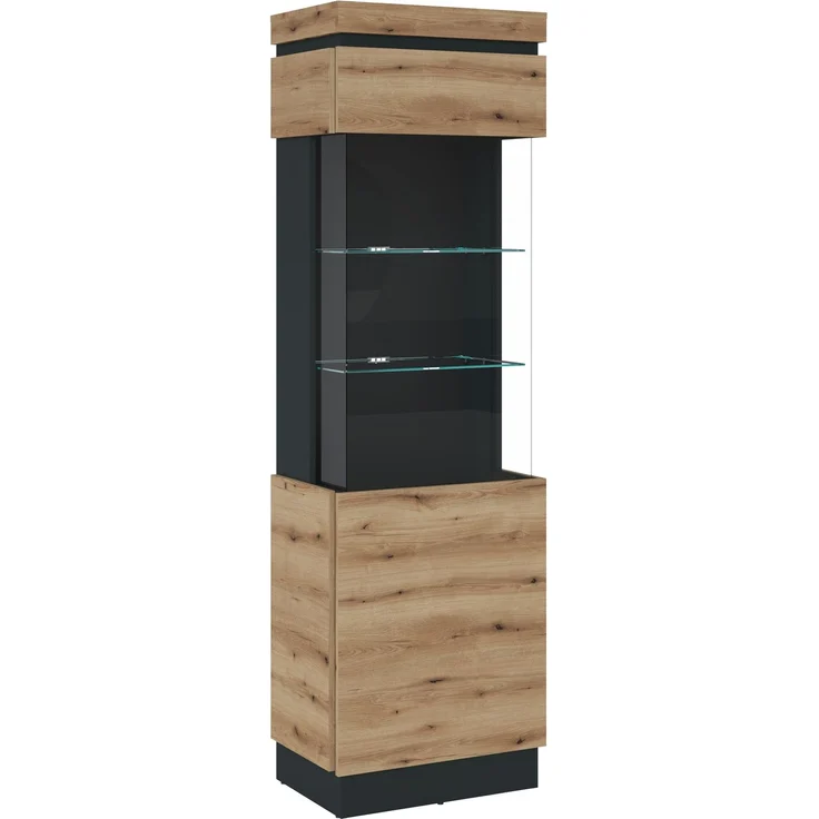 Wohnwand >Corte< (4-teilig) in Coast Evoke Eiche Dekor - 325x201x45cm (BxHxT) – Bild 2