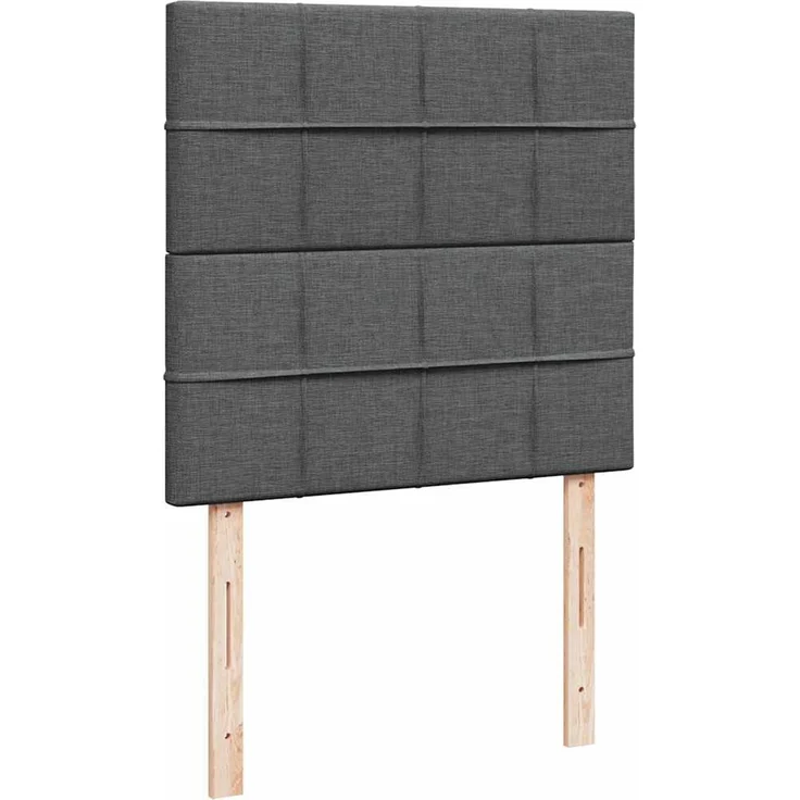 vidaXL Ottoman-Bett mit Matratze Dunkelgrau 100x200 cm Stoff 3313134 – Bild 7