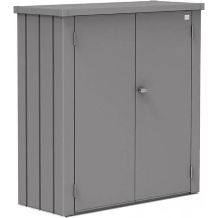 Biohort Terrassenschrank – Romeo®
M: 132 x 57 x 140 (b x t x h) cm dunkelgrau-metallic – Bild 1