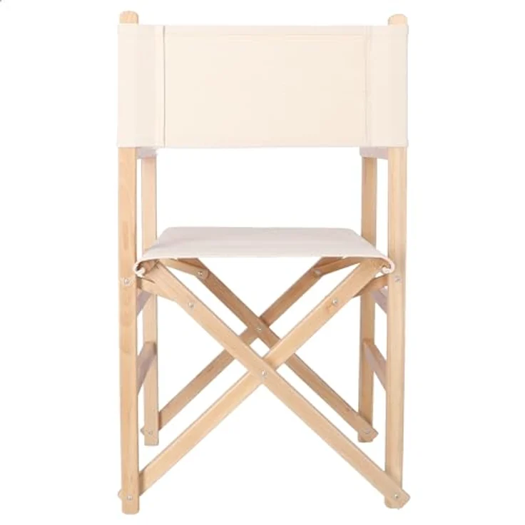 Aranaz Gerader Klappsessel aus Holz, Ecru 1032, 51 x 46 x 86 cm – Bild 4