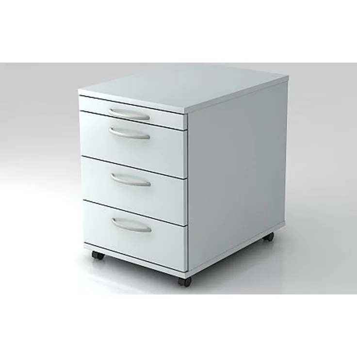 Rollcontainer 1606 RE 58cm, 3 Schübe Grau