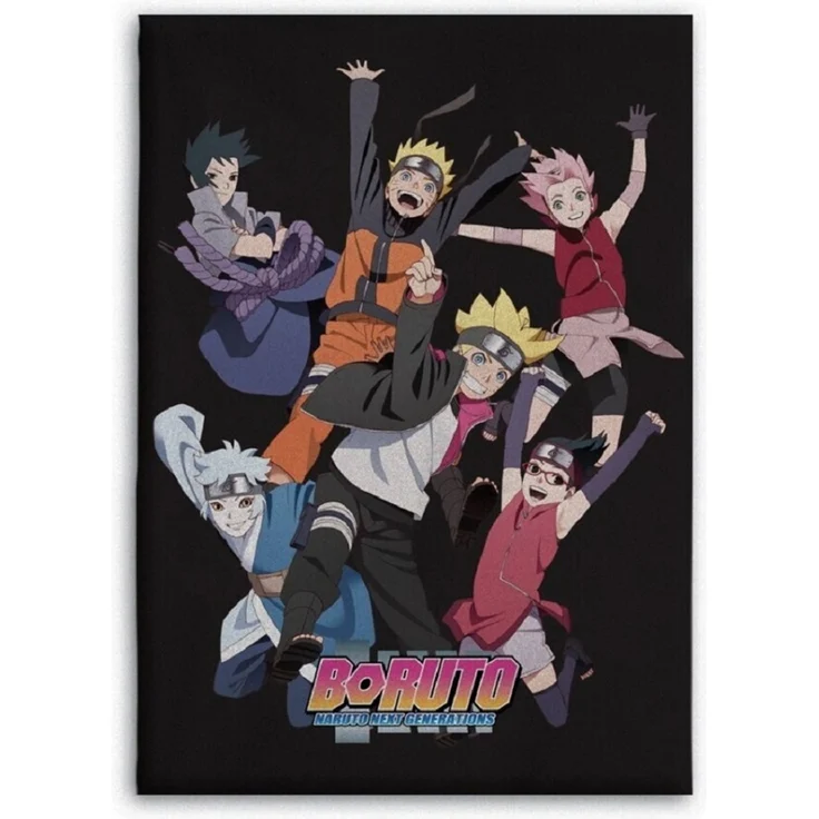 Boruto Decke Weiche Fleecedecke 100x140 cm für Kinder & Erwachsene