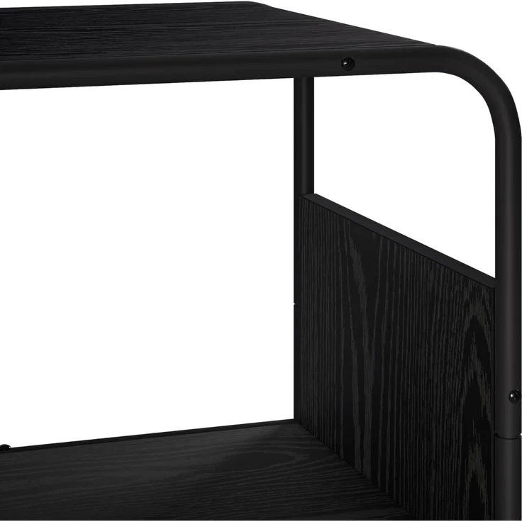 vidaXL Highboard Schwarz Eichen-Optik 60 x 37,5 x 144 cm Holzwerkstoff 8007924 – Bild 5