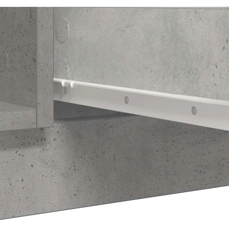 vidaXL Sideboard mit Schubladen Betongrau 100,5x35x98,5 cm 3328456 – Bild 10
