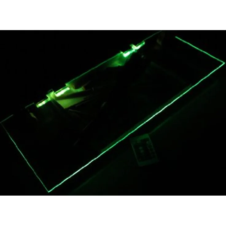 TRANGO LED Glaskantenbeleuchtung, 6er Set RGB Farbwechsel LED Glaskantenbeleuchtung 5022-06 inkl. Fernbedienung Schrankbeleuchtung I Glasbodenbeleuchtung I Vitrinenbeleuchtung, LED Clips I Möbelbeleuchtung – Bild 4