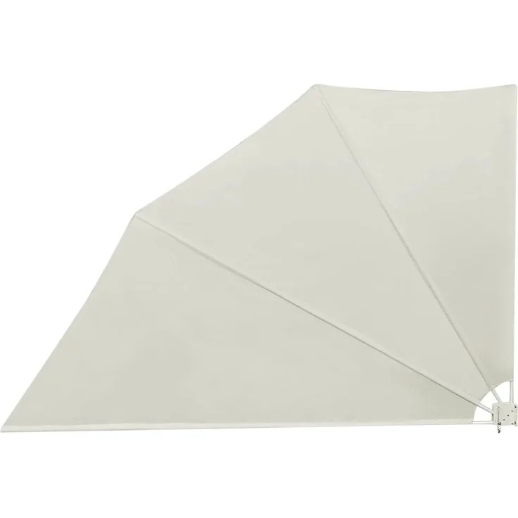 vidaXL Faltbarer Balkonfächer Creme 160×240 cm 41577 – Bild 2