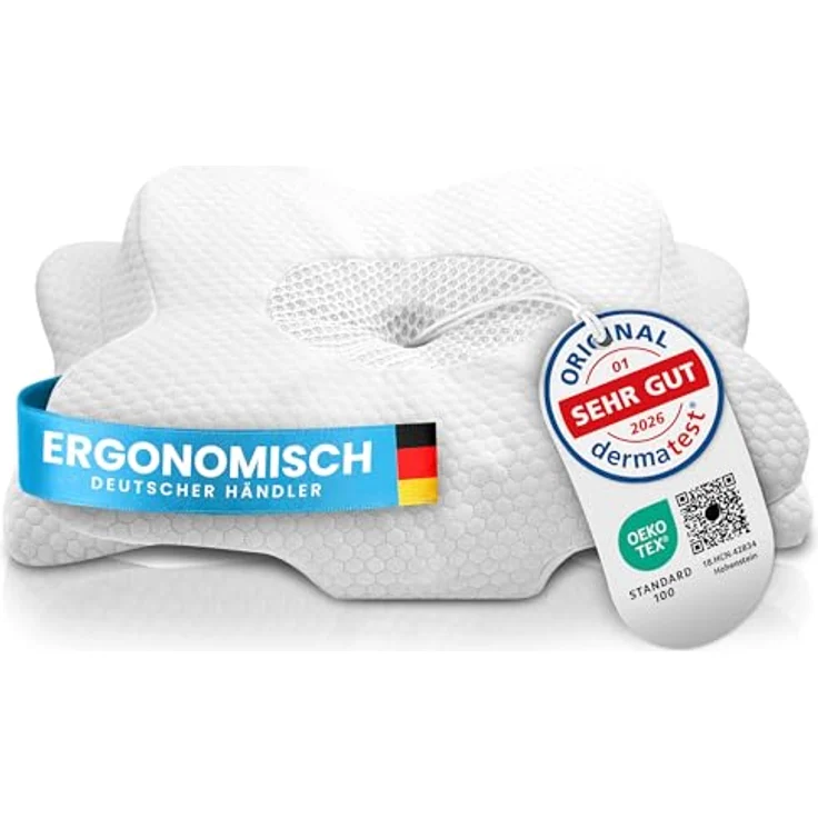 Gentle North Nackenstützkissen Orthopädisches Nackenstützkissen aus hochwertigem Memory Foam – Bild 2