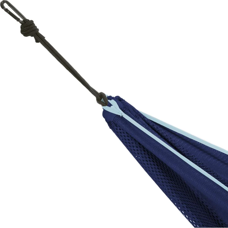 Vivere Doppel-Netzhängematte Blau/Türkis Polyester multicolor VI-MESH2-42 – Bild 4