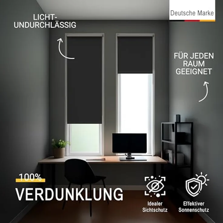 Sol Royal Thermorollo SolReflect T42 für Fenster & Türen Anthrazit, 160 x 110 x 3.1 cm – Bild 3