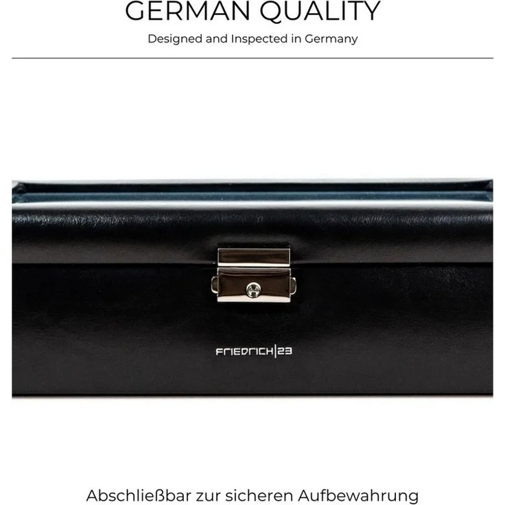 Friedrich23 Uhrenbox Bond mit Glasdeckel für 10 Uhren – Bild 3