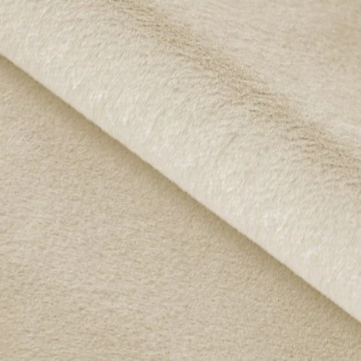Ecksofa mit Bettfunktion, Modern Sofa, L-form, Einstellbare Kopfstützen, Bettkasten - PETER - Creme Plüsch - links – Bild 10