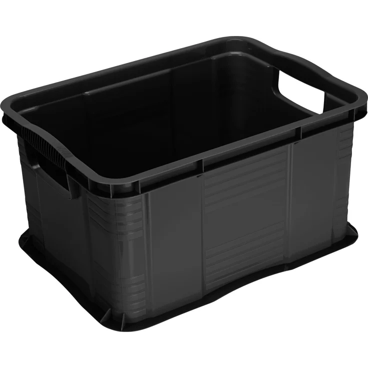 Rotho Aufbewahrungsbox Agilo A4 17,5 L schwarz 39 x 29 x 21,5 cm (L x B x H)