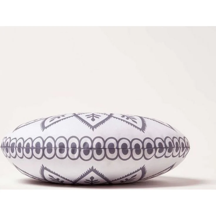 Homescapes Dekokissen Gartenkissen Henna – 2er-Set Runde Outdoor Kissen Mandala 40 cm – Bild 4
