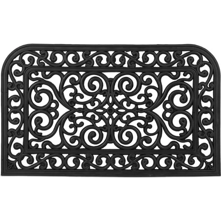 Gummi Fußmatte mit Ornamenten 10039384