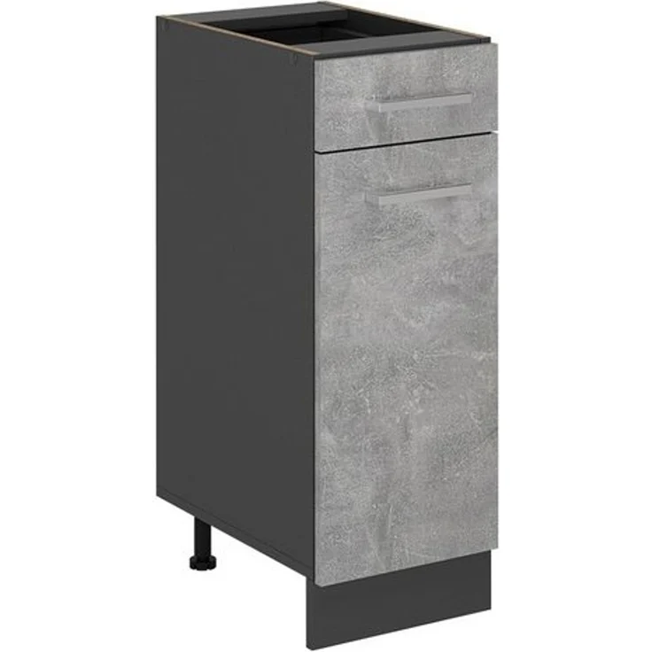 Küchenunterschrank R-Line Beton 30 cm ohne Arbeitsplatte Vicco – Bild 4